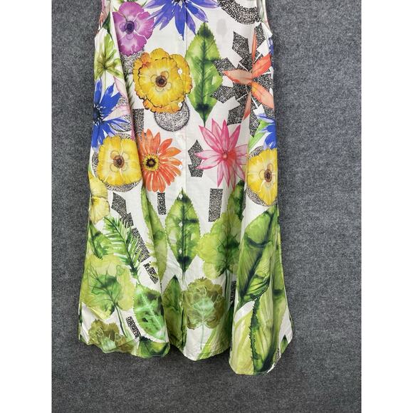 Craig Taylor Sun Dress Caroline Bright Floral Print Sleeveless Women's Small - Picture 3 of 16